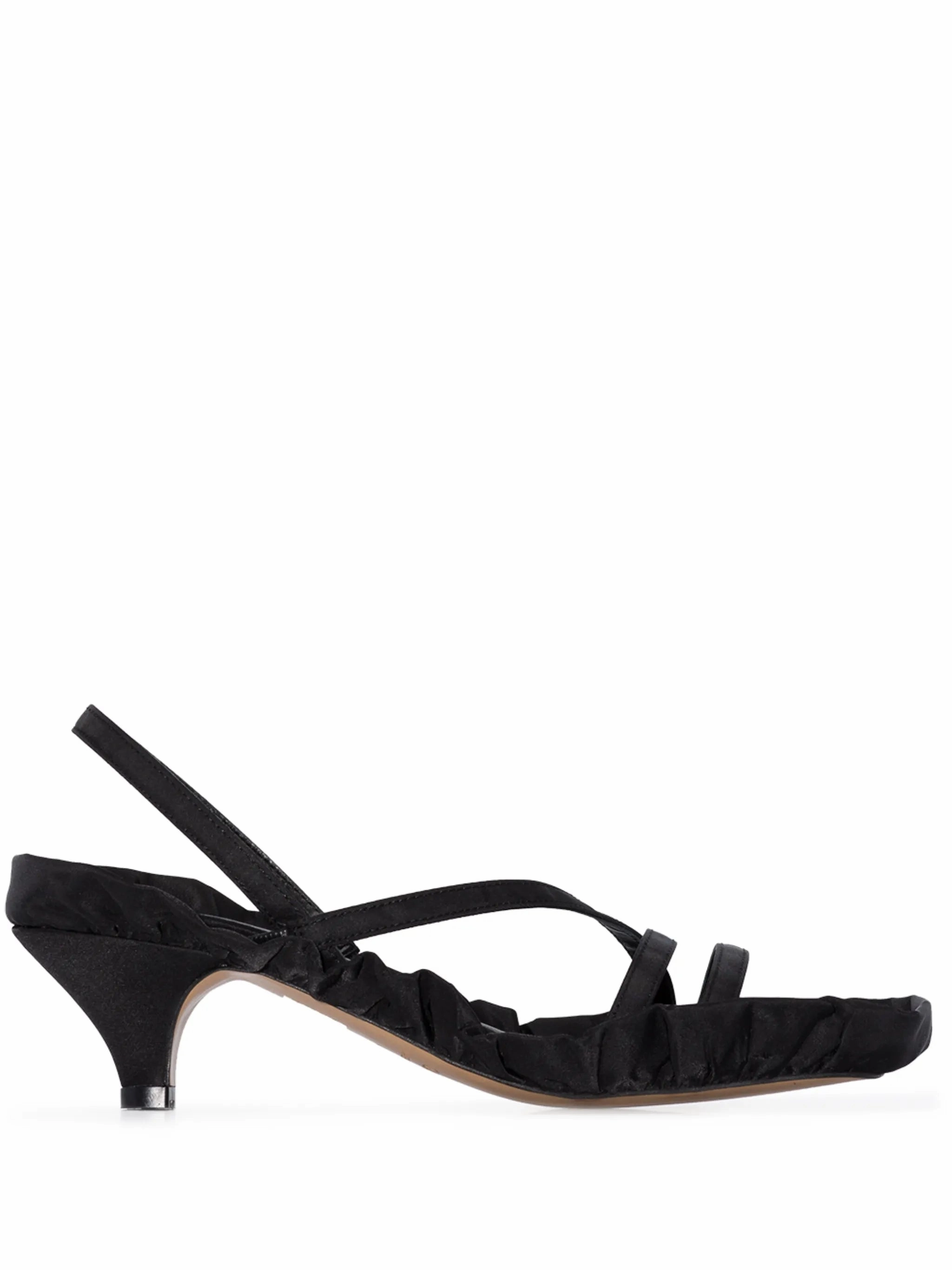 50mm ruffle-detailing sandals Strappy Ankle Sandals