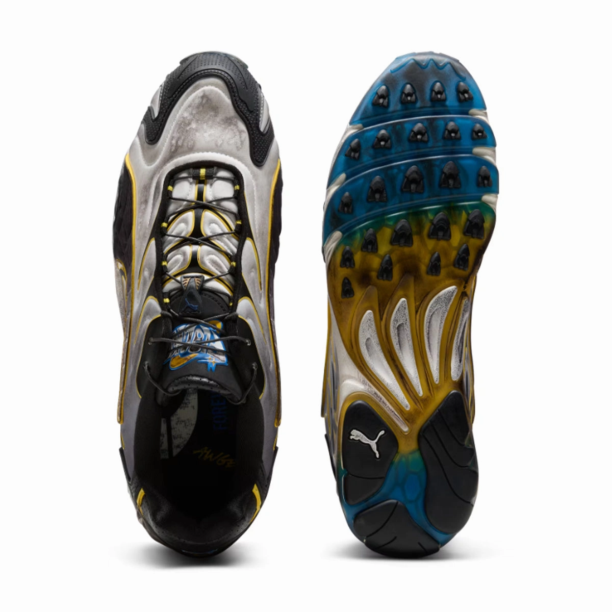 Puma Patriotic Golf Shoes   A$AP Rocky Inhale 'Distressed Neoprene'