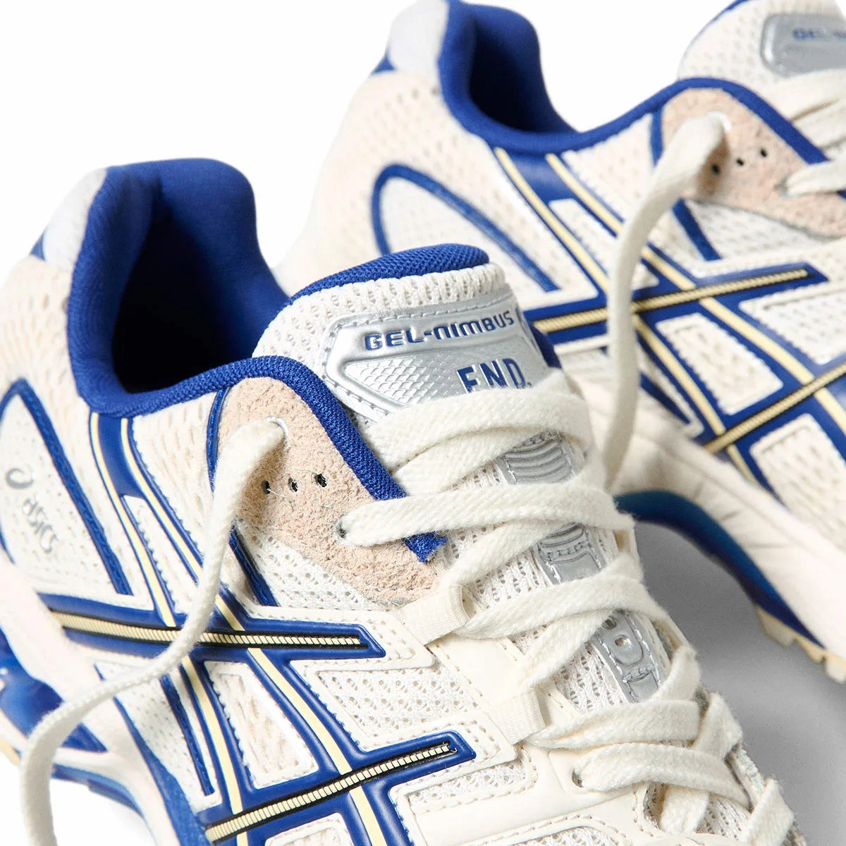 Women's Asics Pickleball Shoes   End. GEL-Nimbus 10.1 'Milk'