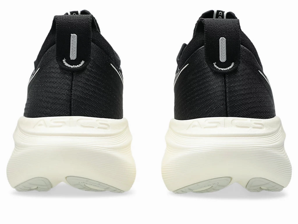 ASICS Nimbus 27 (Black/Lake Grey) - Men's Ladies Stability Running Shoes