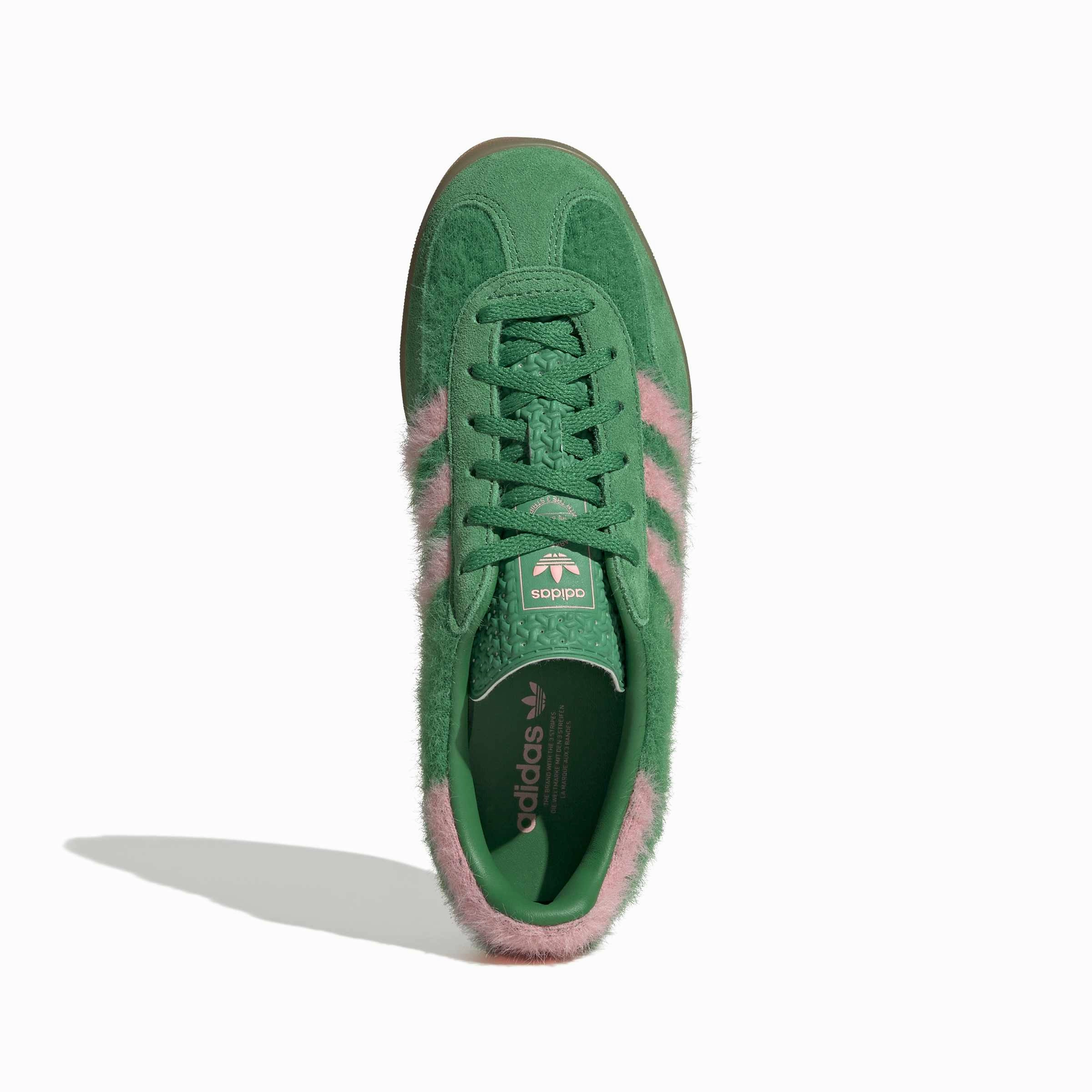 Shoes Eugene ADIDAS GAZELLE INDOOR WOMEN GREEN/GLOPNK/GUM3 JP8342