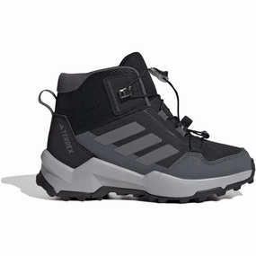 adidas Originals Core Black/Grey Four/Grey Six Terrex Ax4R Mid Sl K Shoe Voyageur Low Height Breathable Hiking Shoes