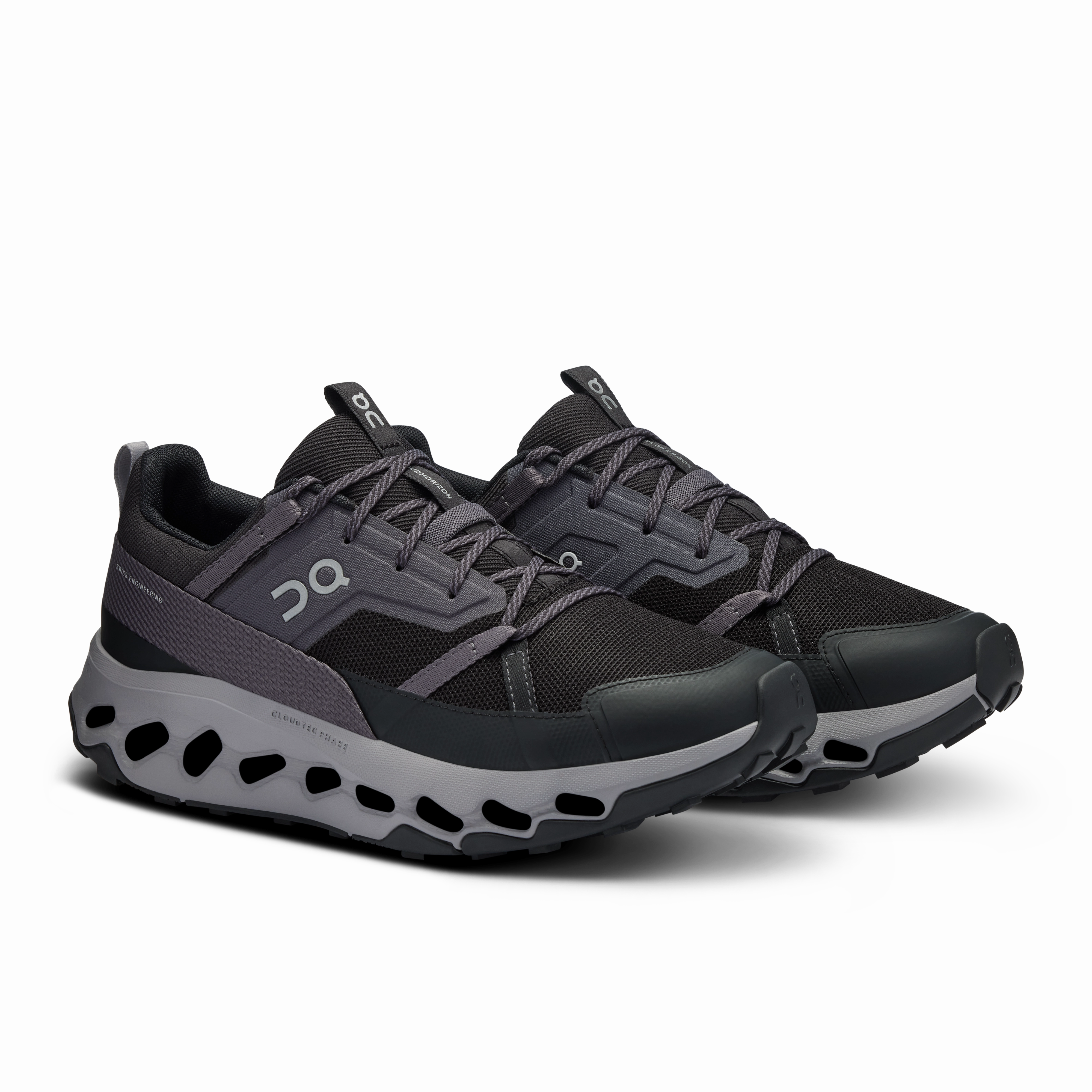 On Running Women's Cloudhorizon Shoes - Black / Alloy Trail 2650 Hiking Shoes