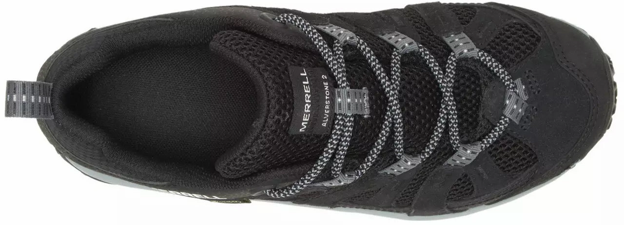 Merrell Alverstone 2 GORE-TEX Womens Walking Shoes - Black Wash Hiking Shoes In Washing Machine