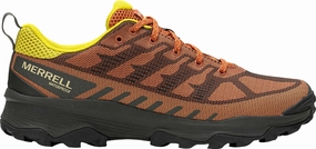 Merrell Speed Eco Waterproof Mens Walking Shoes - Orange Hiking Shoes For Men