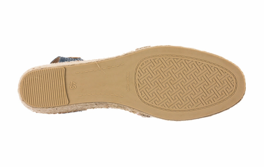 Tp Mosaic Denim Toms Wedge Espadrilles