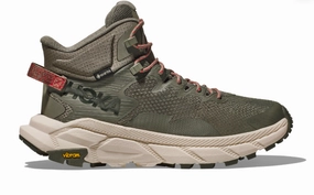 Trailing Brake Shoe Men's Hoka Trail Code GTX, Slate/Oat Milk, 9.5 D Medium