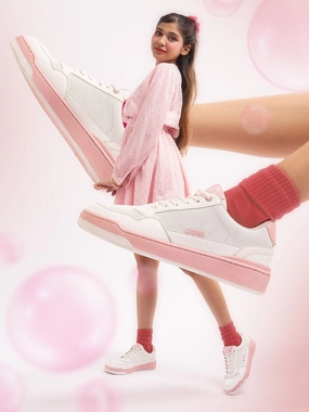 Best Pickleball Bacca Bucci Womens Vibe City Sneakers  Lavender and Blush Pink