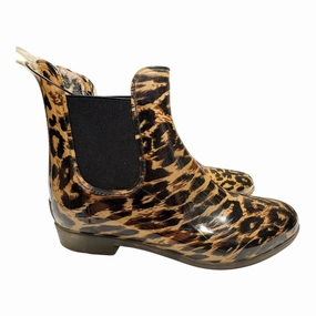 Boots Rain By J. Crew In Animal Print, Size:10 Mackintosh Rain Boots