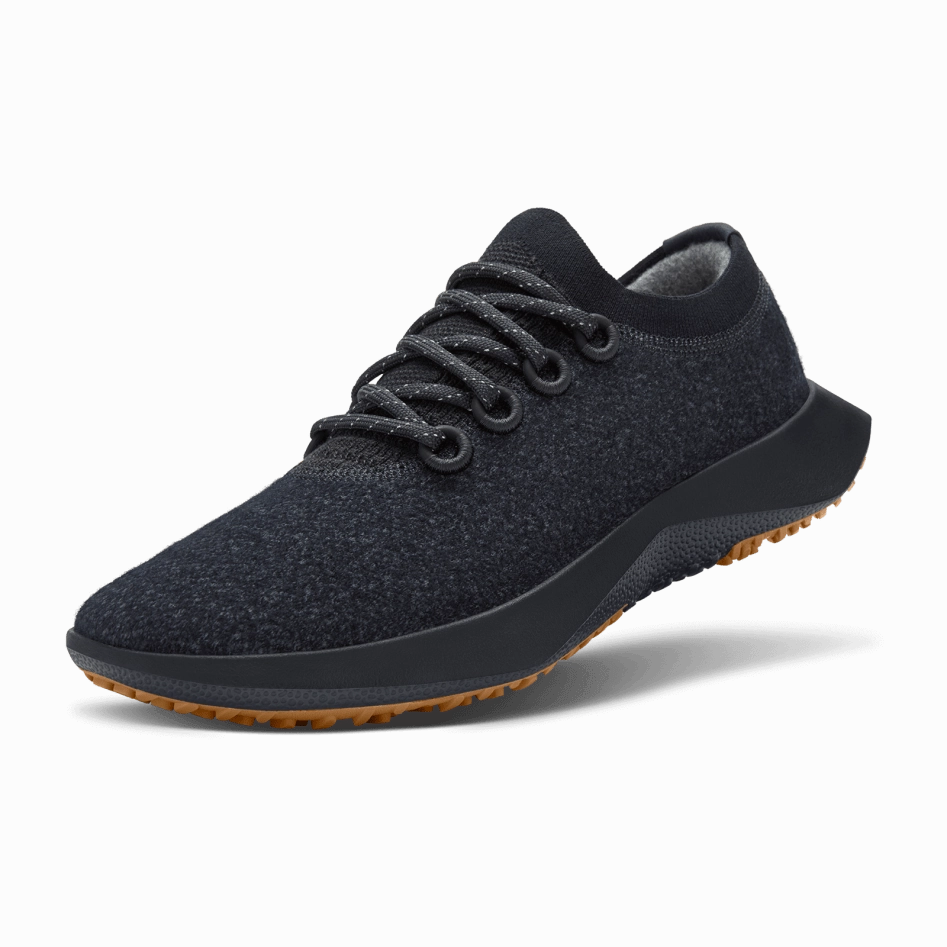 Allbirds Wool Dasher Mizzles - LIMITED EDITION: Natural Black (Natural Black Sole) Good Shoes For Working Out And Running