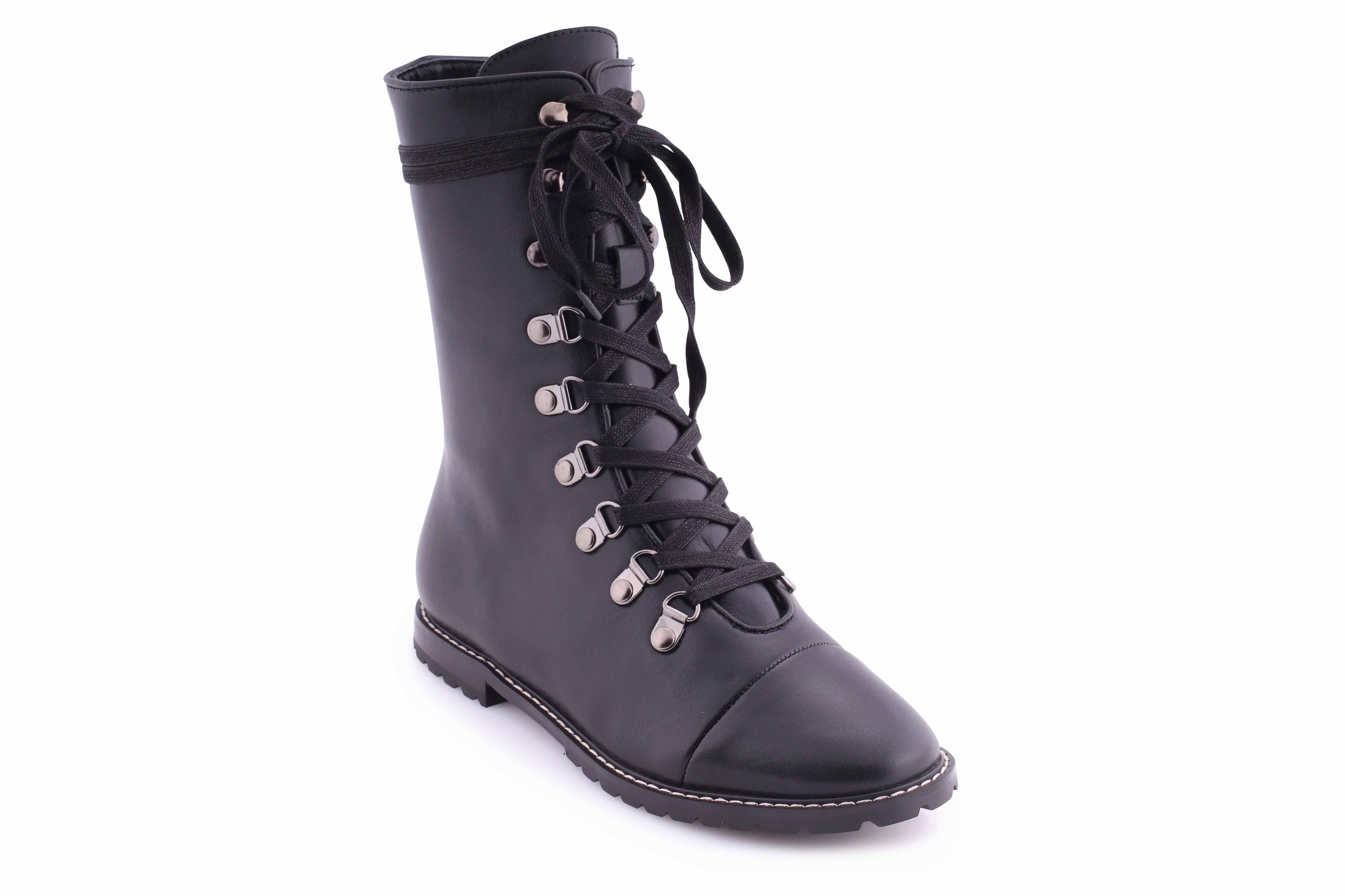 Snakeskin Combat Boots Allora Rally