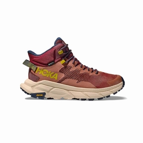 High Top Trail Running Shoes HOKA - Men's Trail Code GTX Shoes (1123165-HSSS)