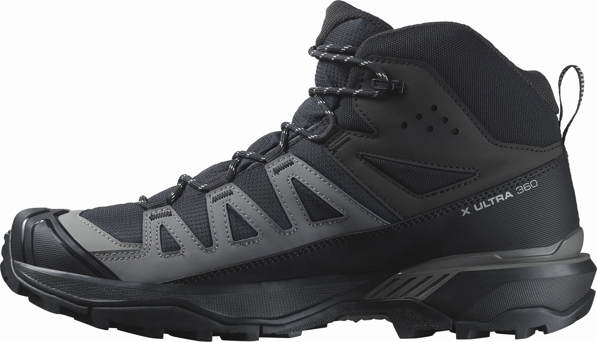 Good Walking Hiking Shoes Salomon X Ultra 360 Mid GORE-TEX Mens Walking Boots - Black