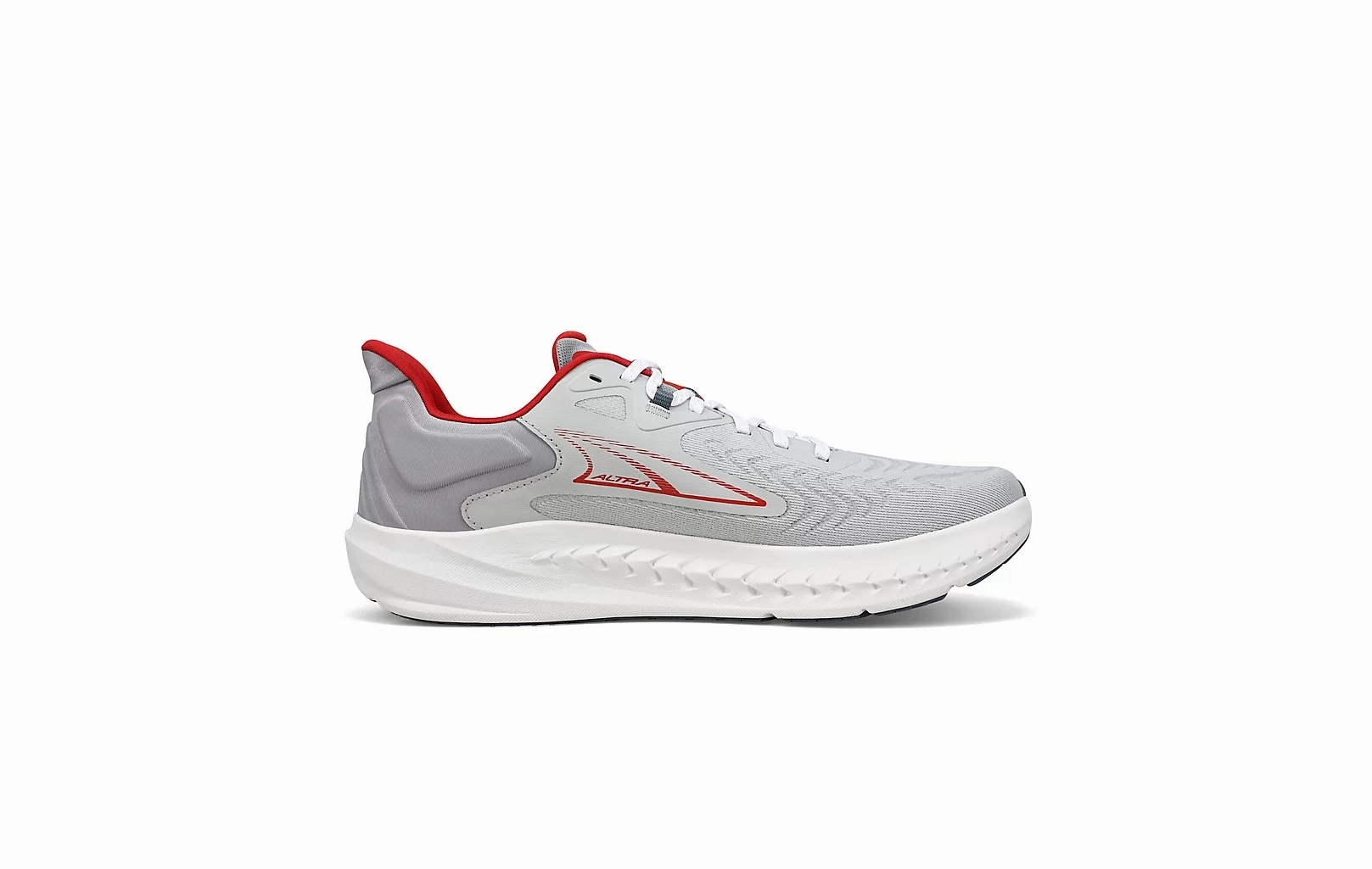 ALTRA MENS TORIN 7 - GRAY/RED Best On Cloud Running Shoes