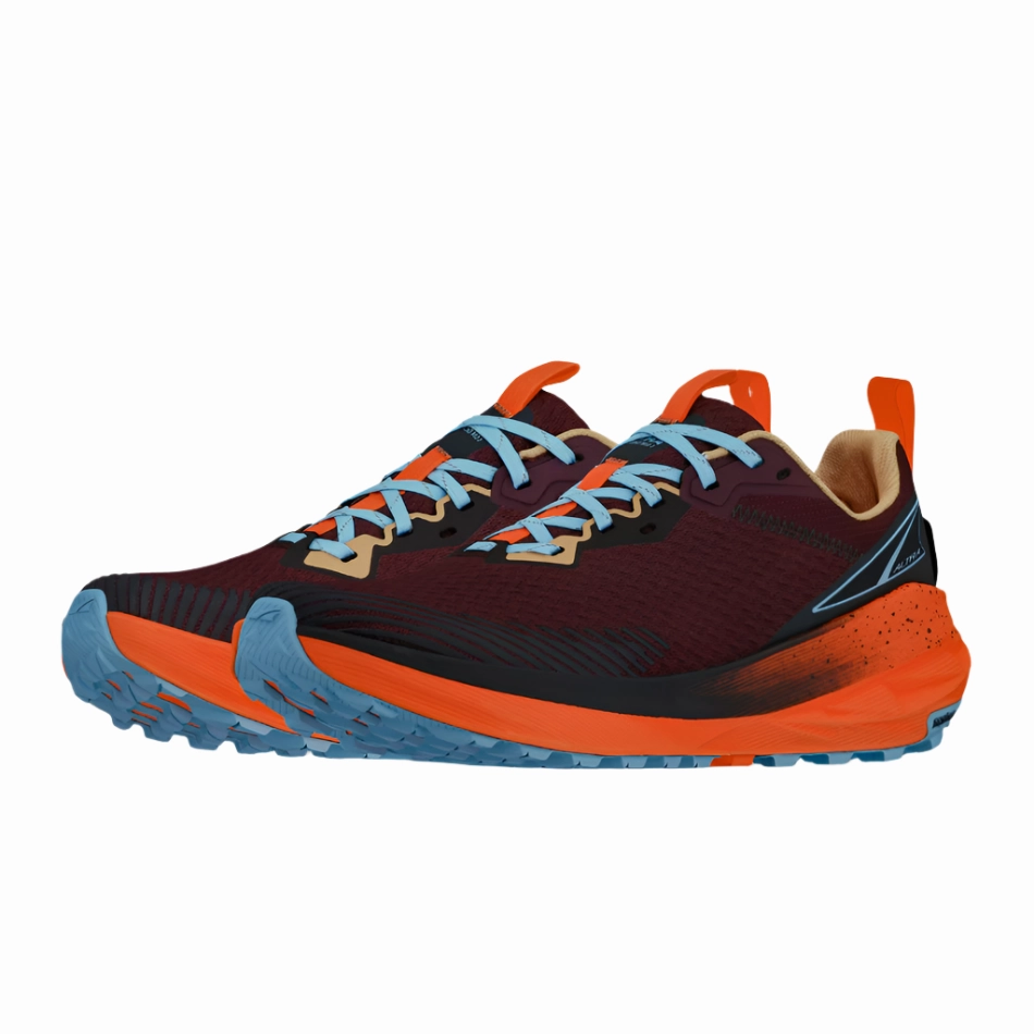 Altra Women's Experience Wild 2 Trail Running Shoes in Maroon AW25 Rails To Trails Snow Shoe Pa