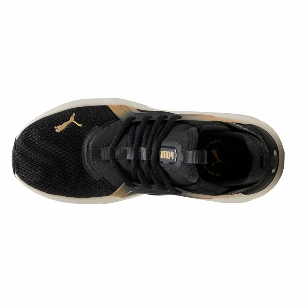 Puma Pickleball Shoes Enzo 5 Metallic Lace Up Sneakers