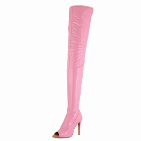 Ariana Rose - Talons stilettos - Personnalisable Pvc Knee High Boots