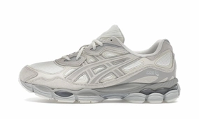 ASICS Gel-NYC Cream Grey Asics Tiger Paw Running Shoes