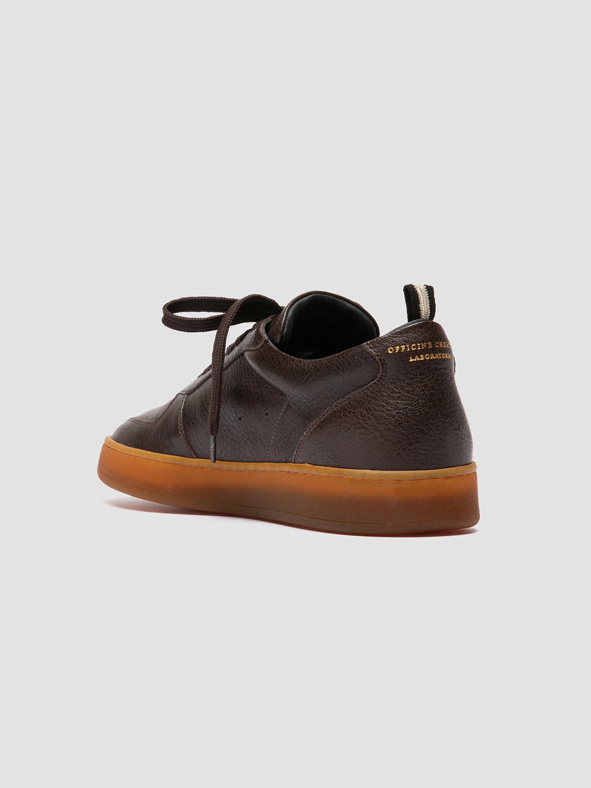ASSET 001 - Dark Brown Leather Sneakers Shoes Evansville