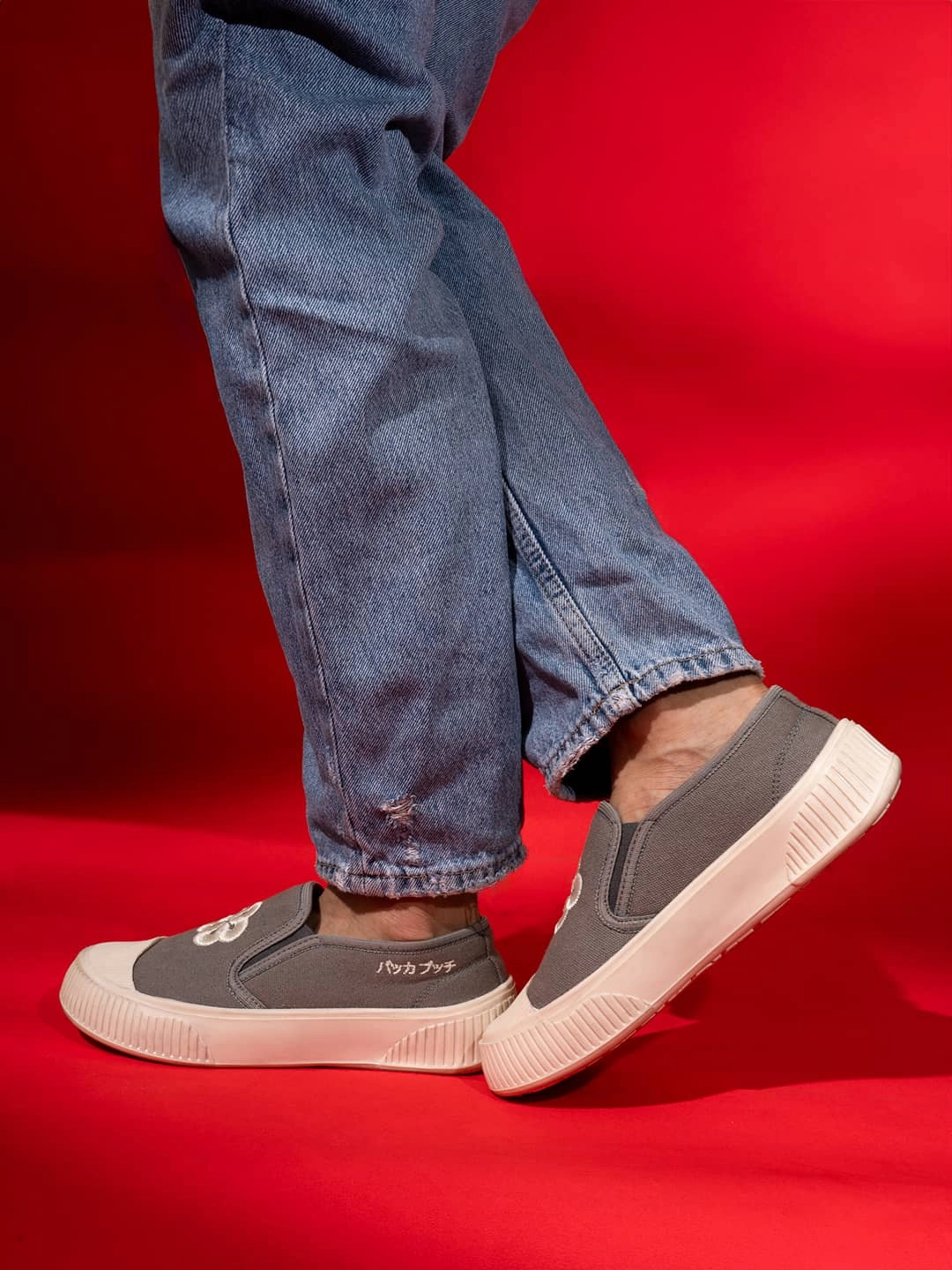 Bacca Bucci Kawaii Sakura Slip-On Sneakers Wide Width Shoes