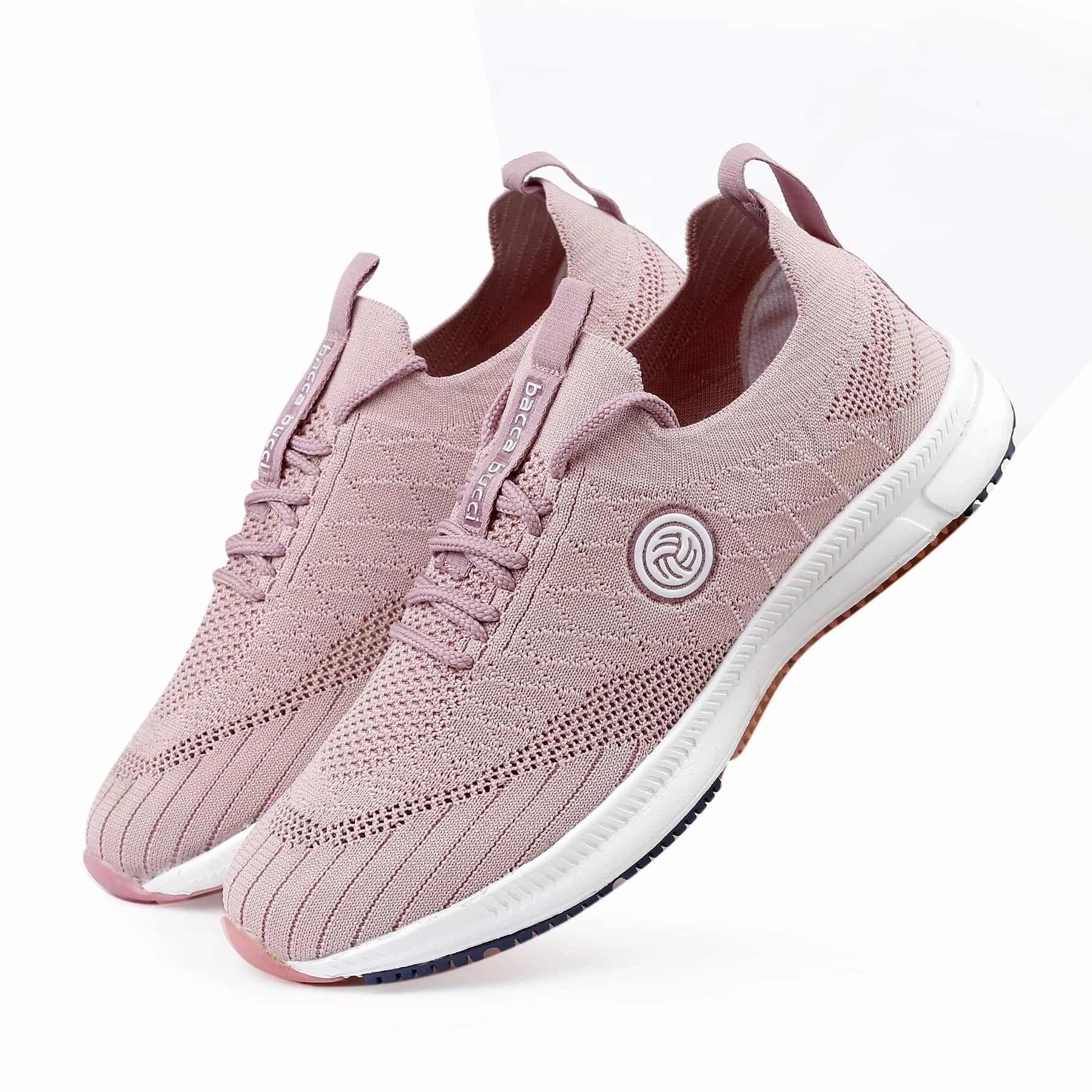 Bacca Bucci WAVE RIDER Training Shoes For Women | Pink Casual Sneakers For Women Free For Healthcare Workers