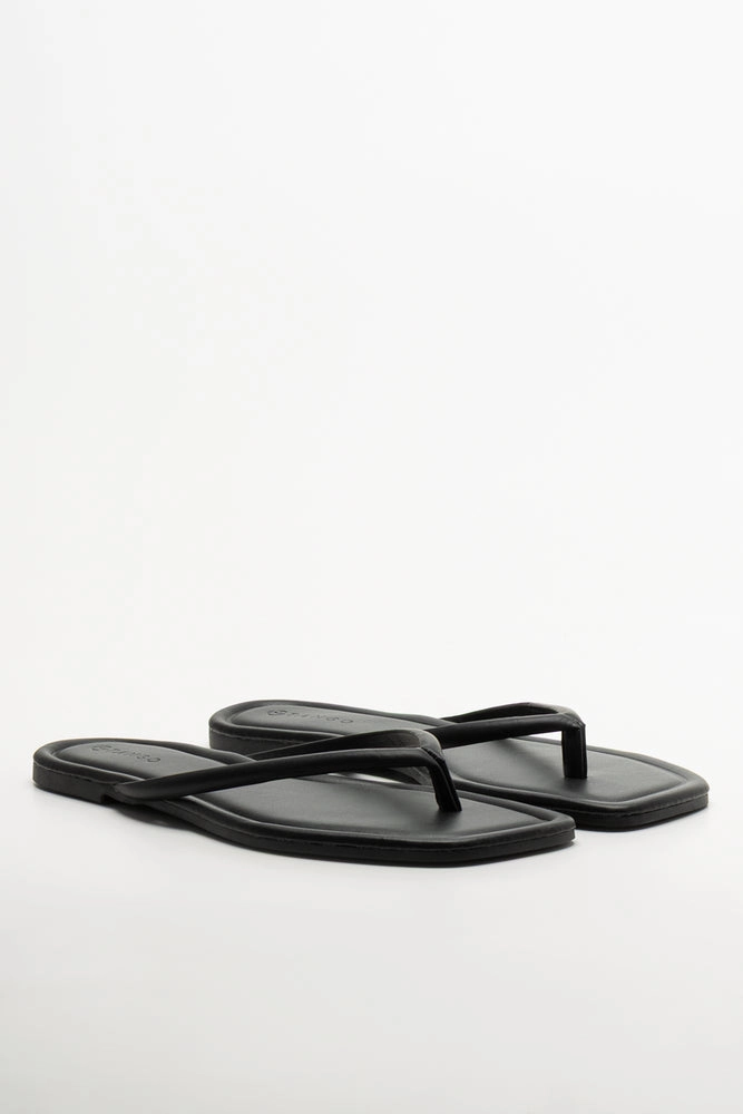 Thong Mule Sandal Black Best Sandals For Narrow Feet