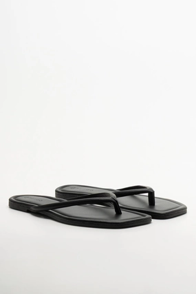 Thong Mule Sandal Black Papillio Sandals