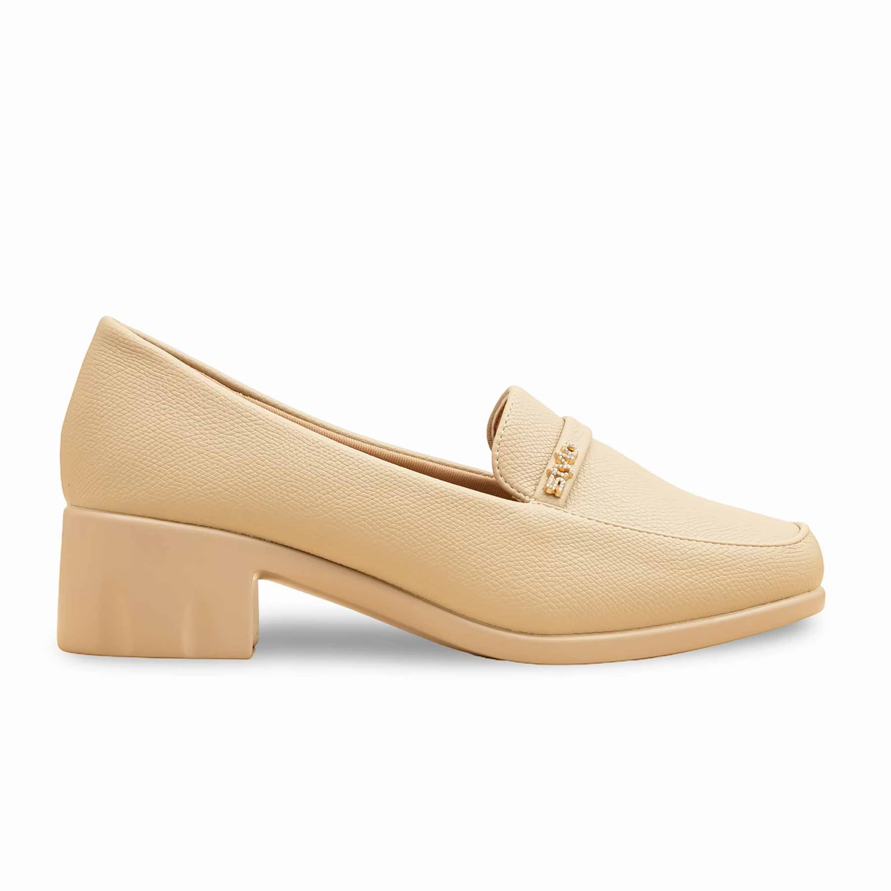 Tallest Shoes Beige Court Shoes For Women WN7508