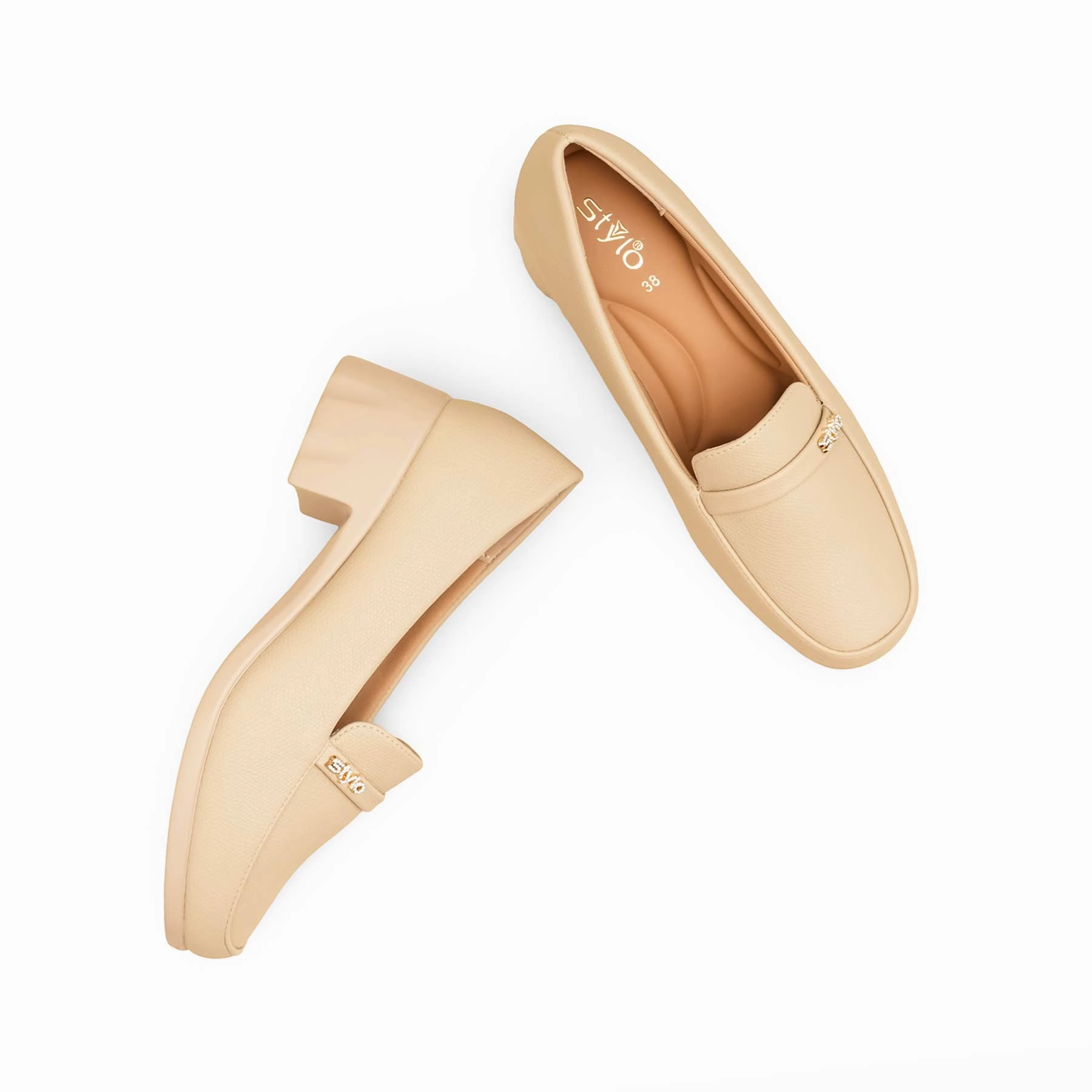 Shoes Best Beige Court Shoes For Women WN7508