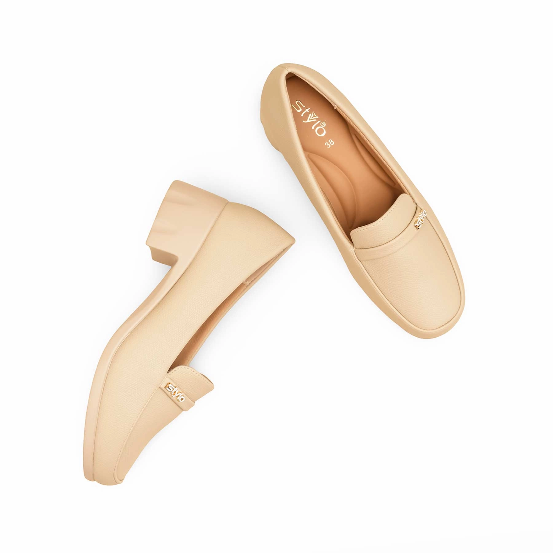 Shoes Store Locations Beige Court Shoes For Women WN7508