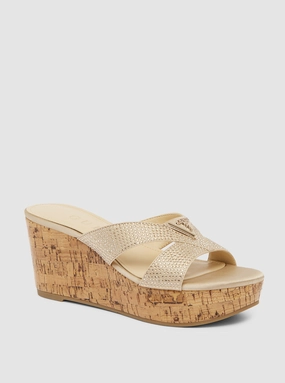 Beige Lonaa Platform Sandals Sandals Birkenstock Leather Arizona