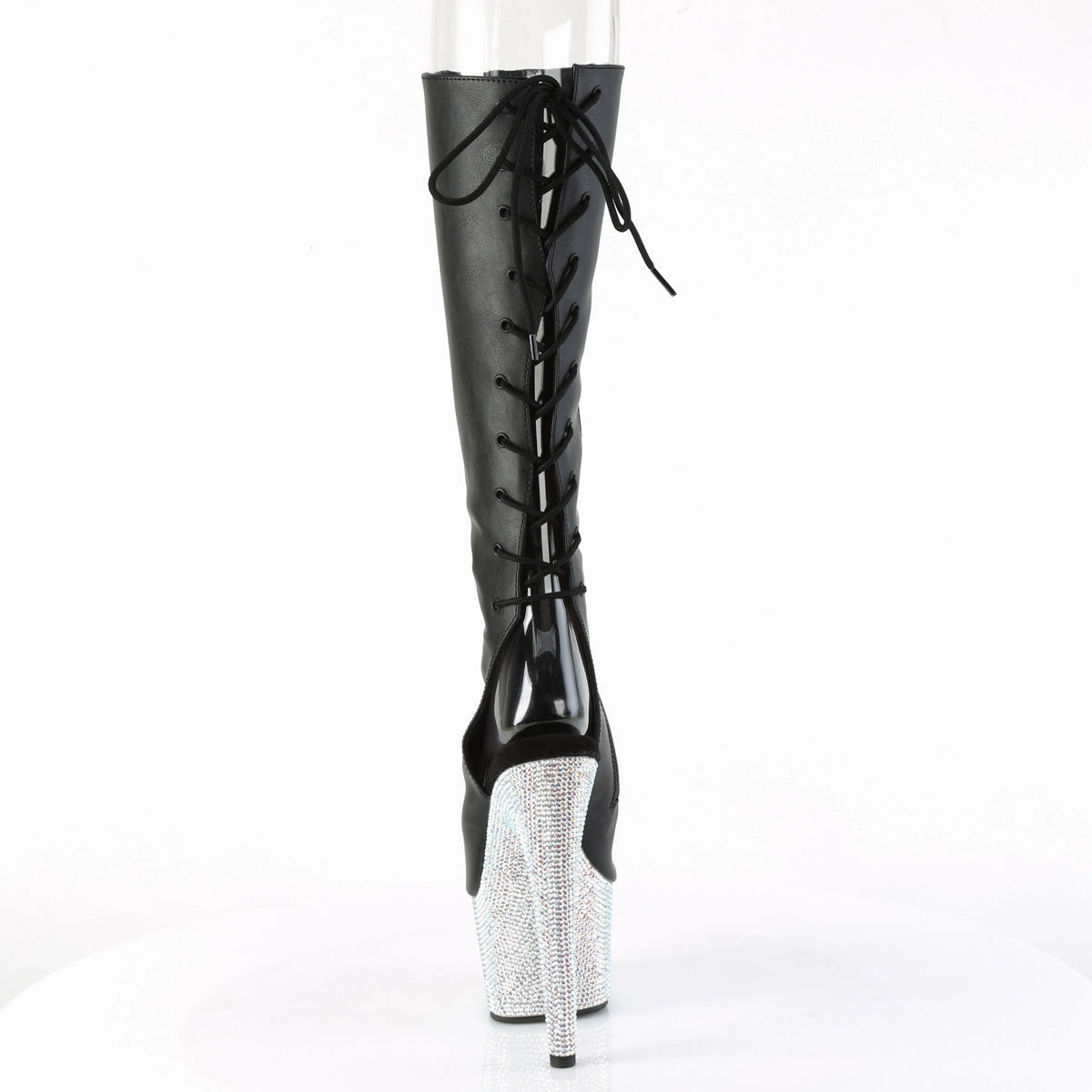 Bejeweled-2018-7 Microfiber Knee High Boots