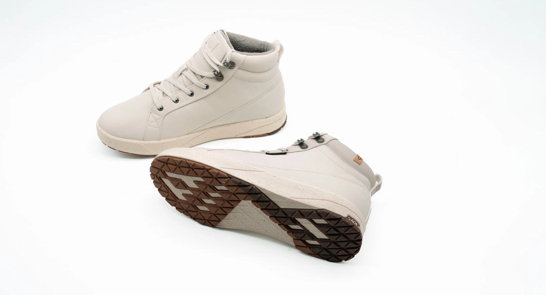 Black And White Hiking Shoes Bergen Waterproof W Cream