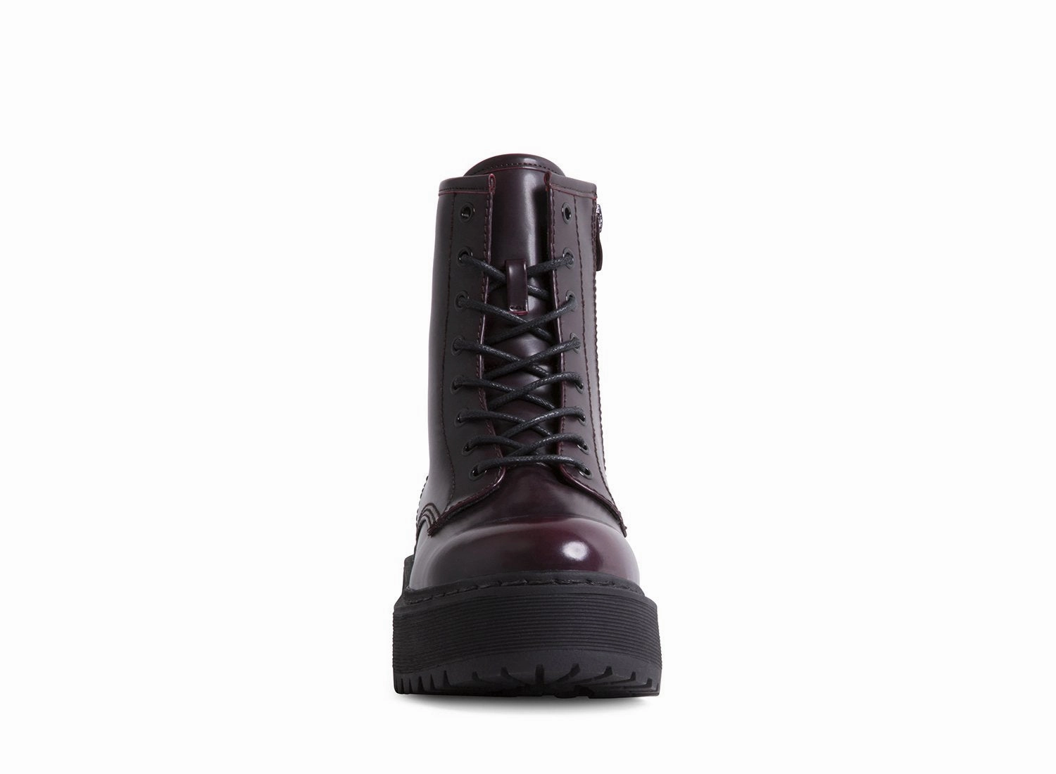 Combat Boots And Suits BETTYY BURGUNDY SYNTHETIC
