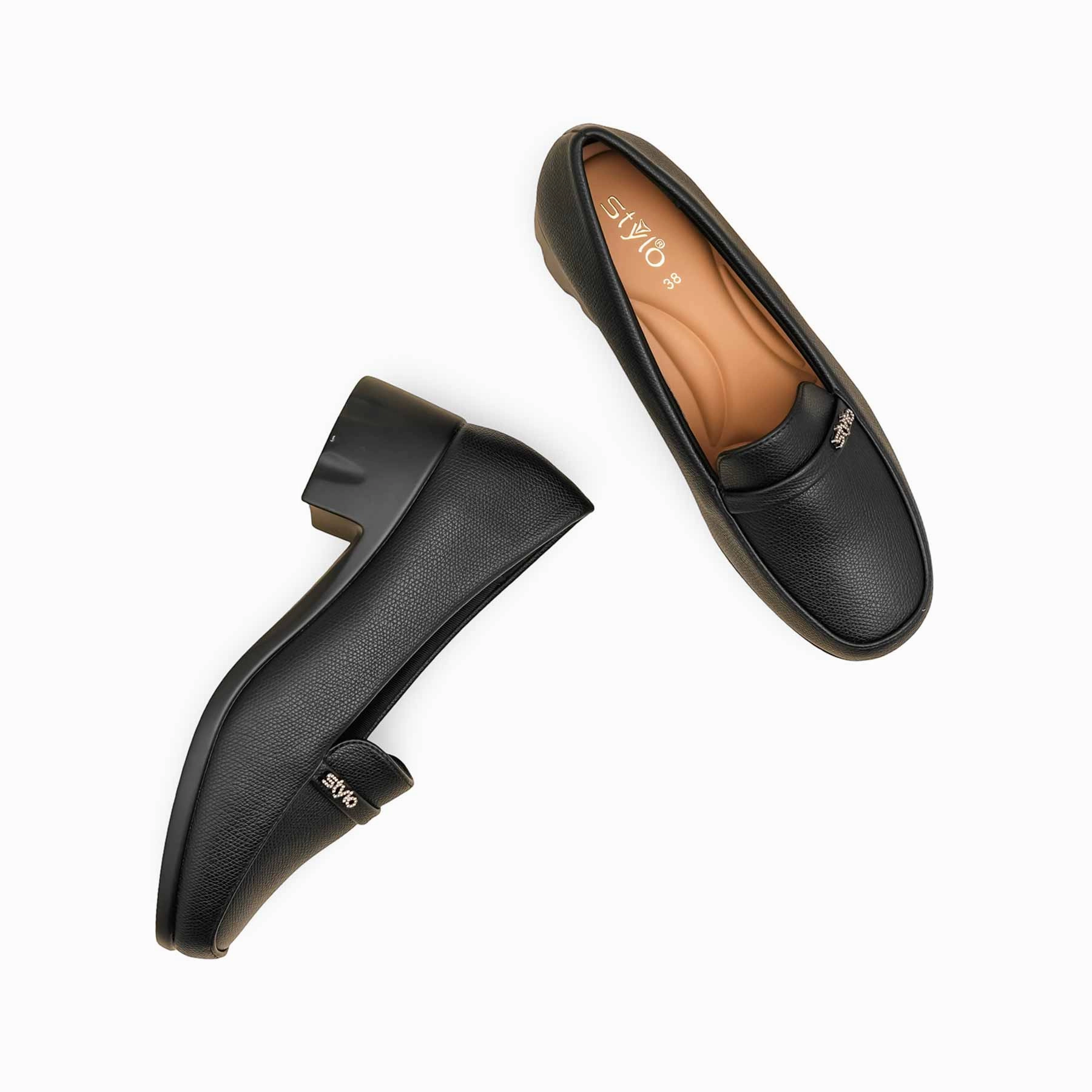Shoes In Nepal Black Court Shoes For Women WN7508
