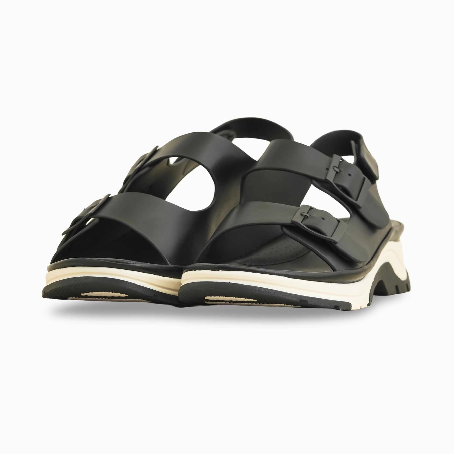 Black Formal Women Sandal PU0364 Comfortable Sandals For Walking