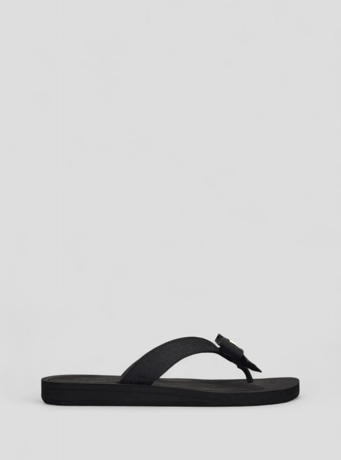 Black Tuta Slip-on Sandals Tom Sandals