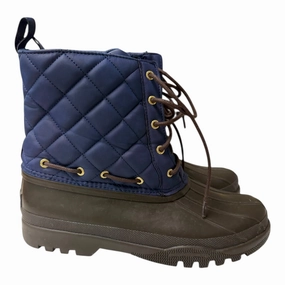 Boots Rain By Sperry In Black & Blue, Size:10 Rain Boots That Light Up