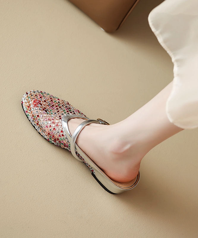 Boutique Gold Hollow Out Zircon Wedge Slide Sandals QK041 Sandals All Inclusive Bahamas