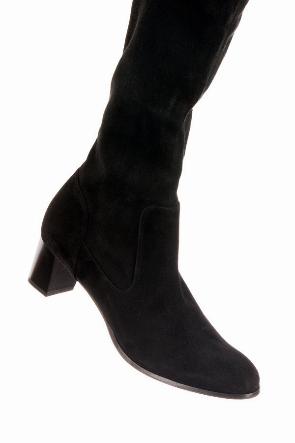 Low Heel High Knee Boots Br Eclipse