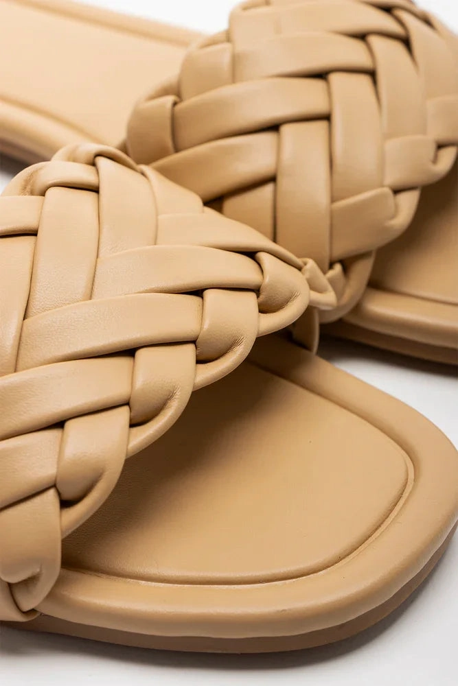 Academy Sandals Braided Mule Sandal Natural