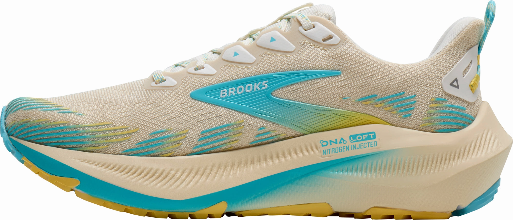 Dynasoft Nitrel V5 Trail Running Shoe Brooks Ghost Trail Womens Running Shoes - Cream