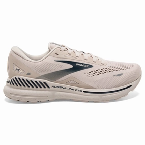 Discount Trail Running Shoes Brooks Men's 110391 248 Adrenaline GTS 23  Crystal Grey Surf the Web Grey Cushion Support Running Shoes