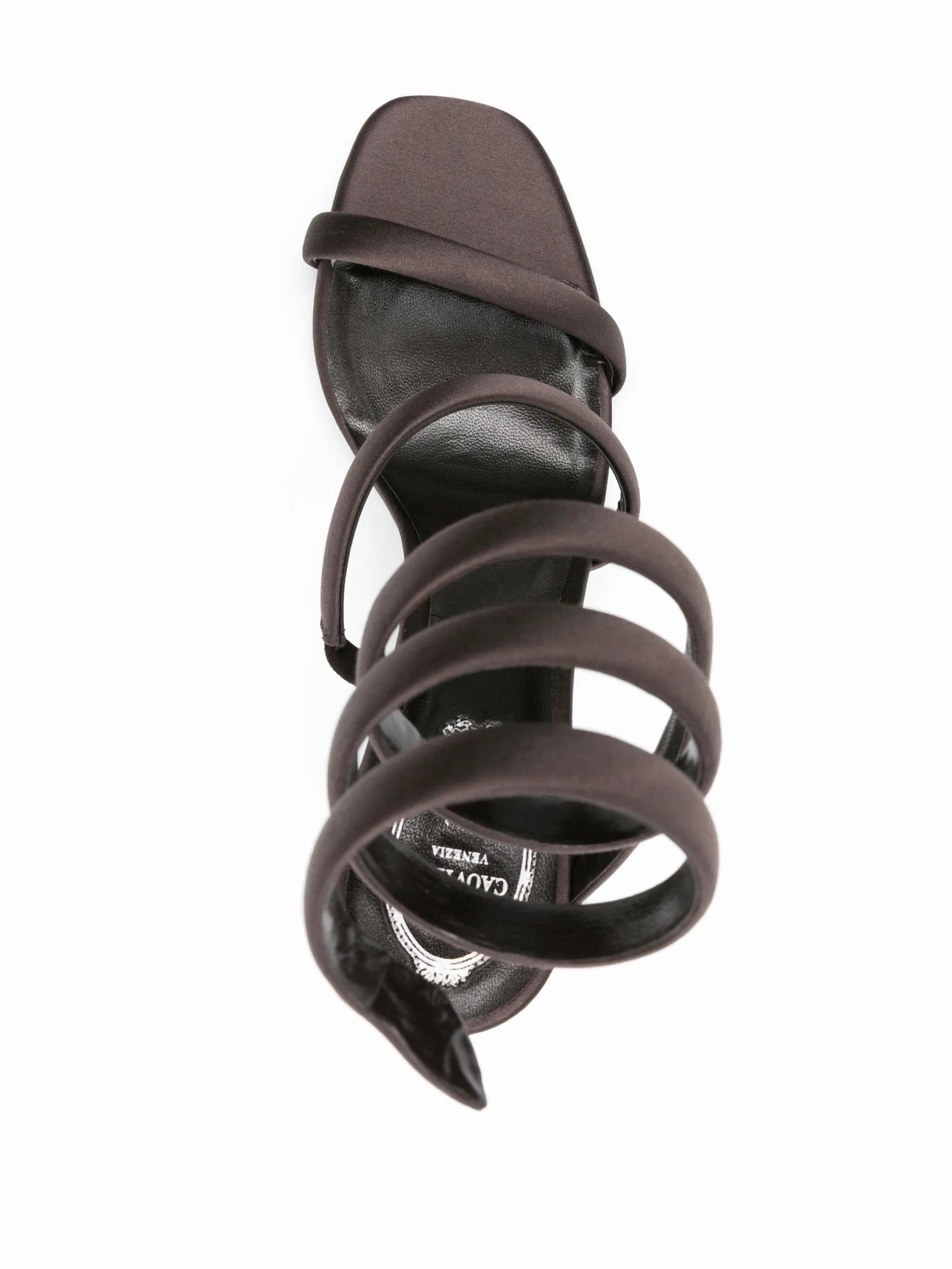 Bulgari 105mm satin sandals Sandals Jamaica Bungalow