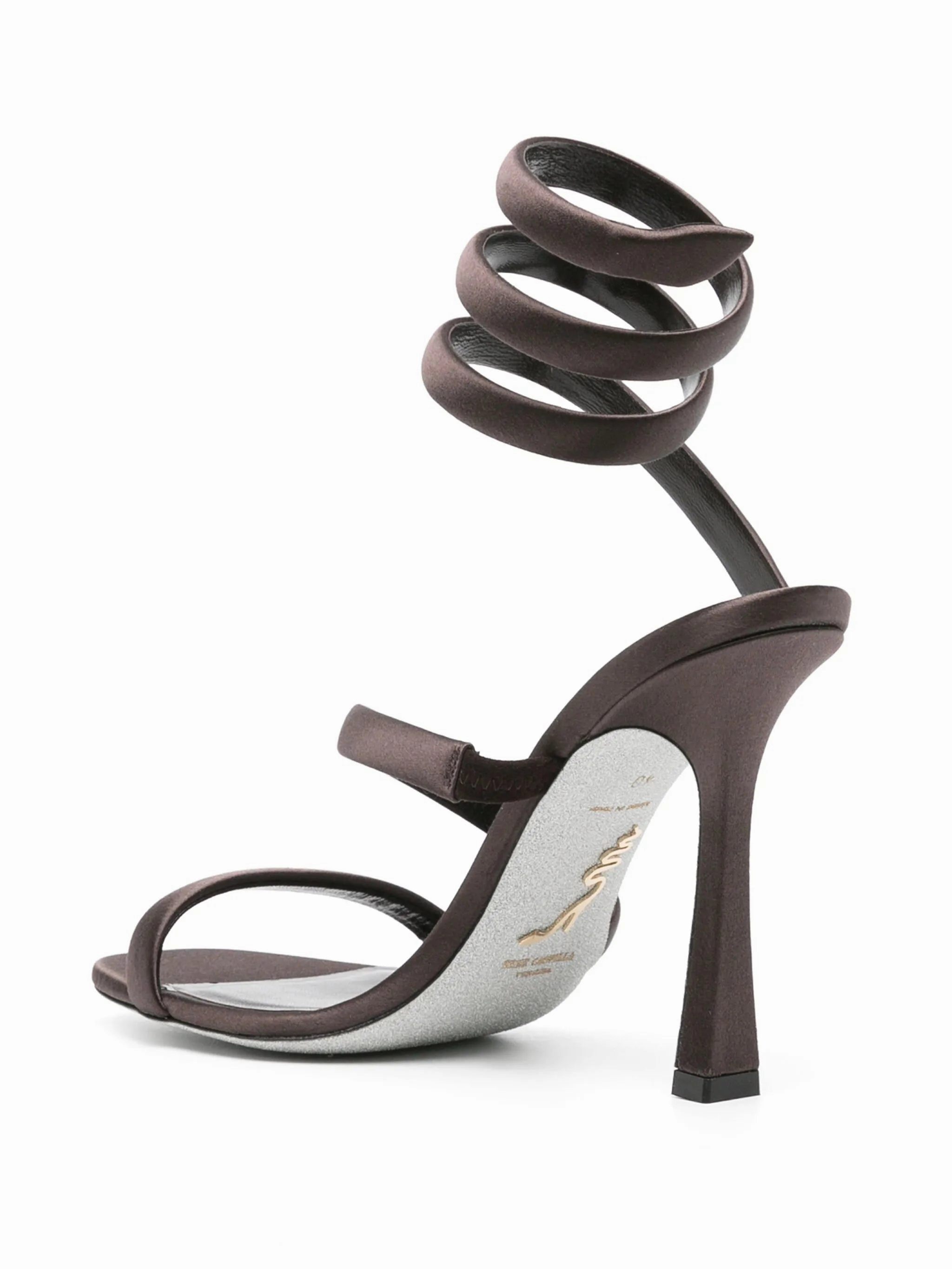 Sandals Lace Up Flat Bulgari 105mm satin sandals