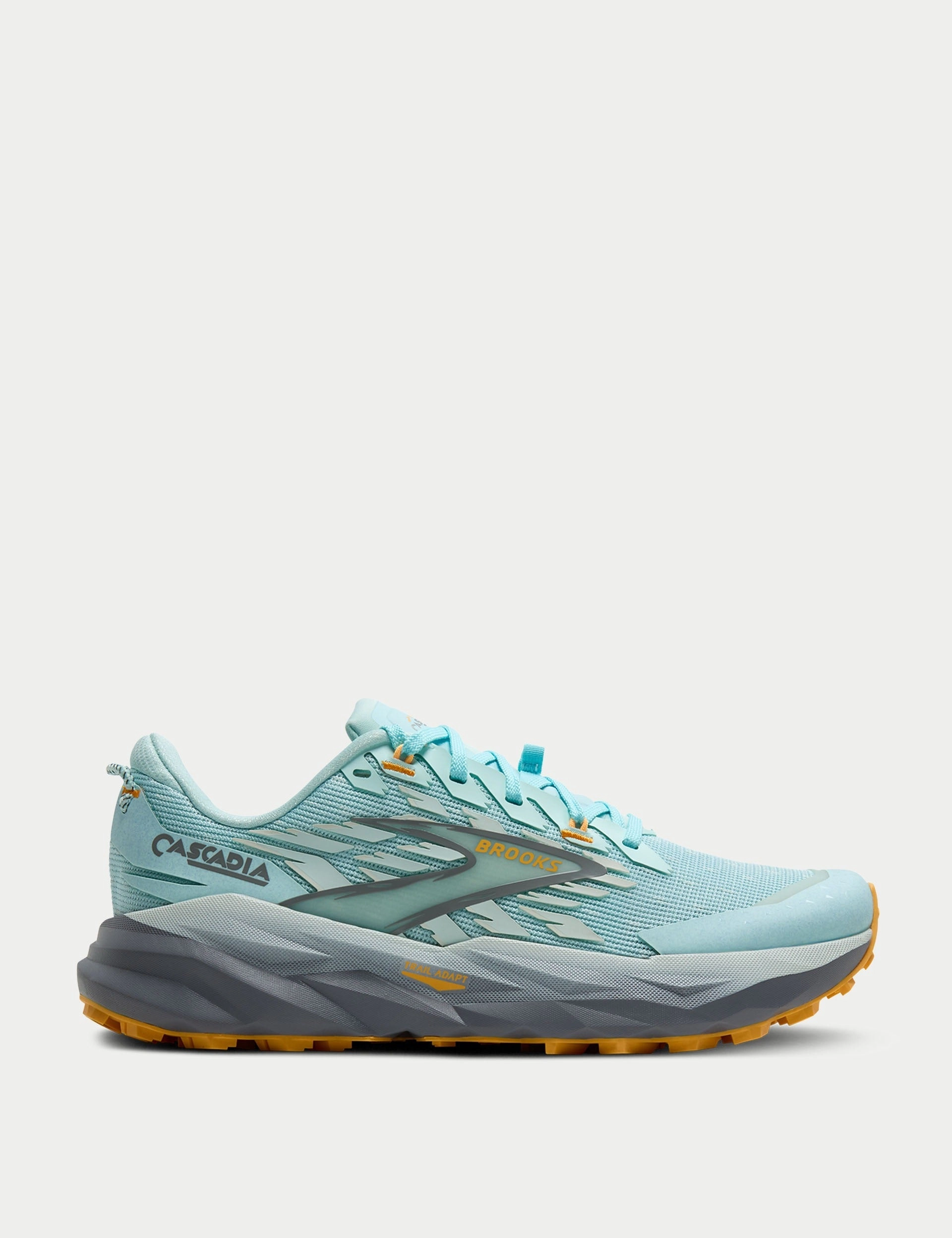 Best Wide Trail Running Shoes Cascadia 19 - Clearwater/Primer Grey/Apricot