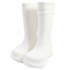 Knee High Boots With Maxi Dress balenciaga Crocs Rubber Knee-high Boots