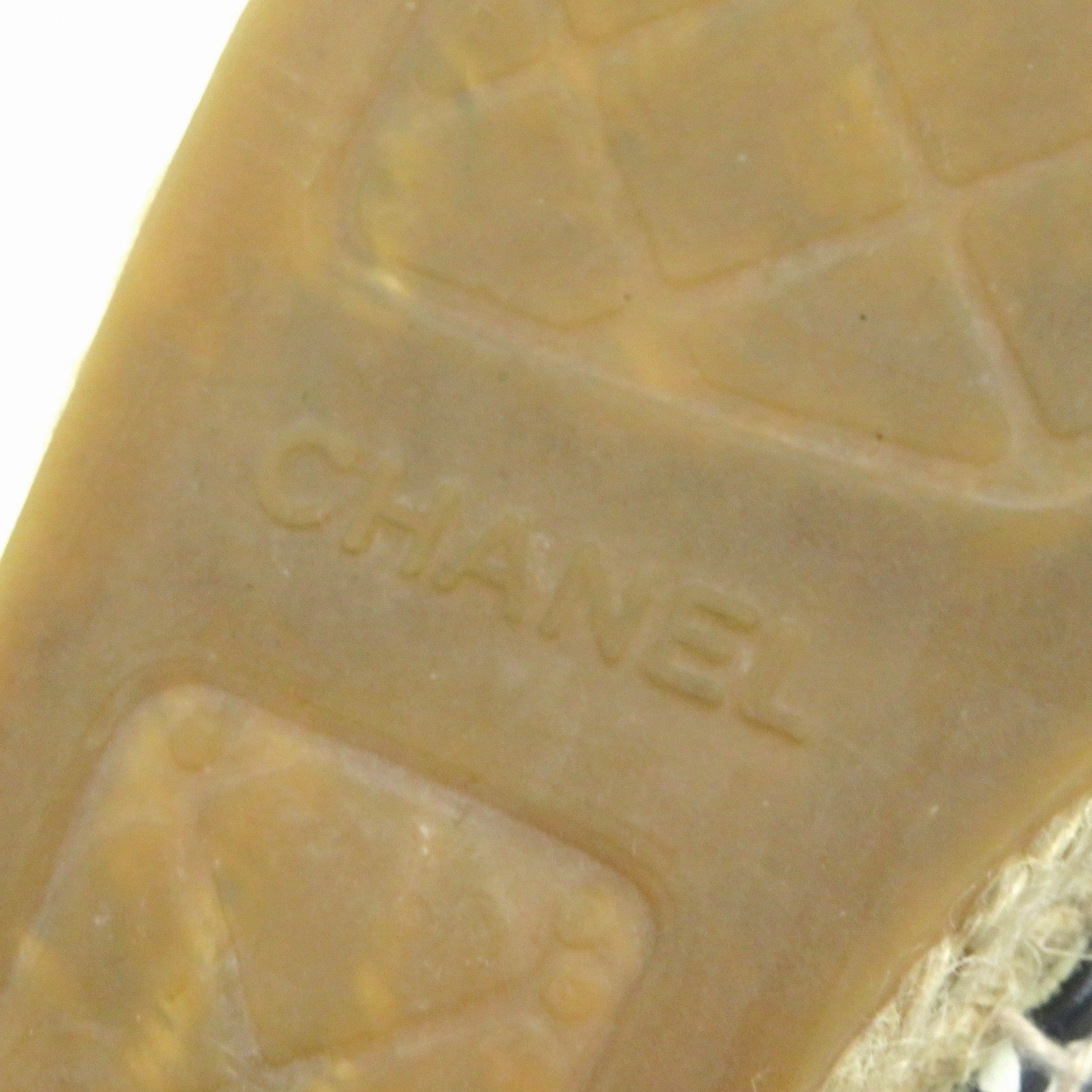 Chanel COCO Mark Espadrilles Leather Slip-ons 39 Flat Espadrilles