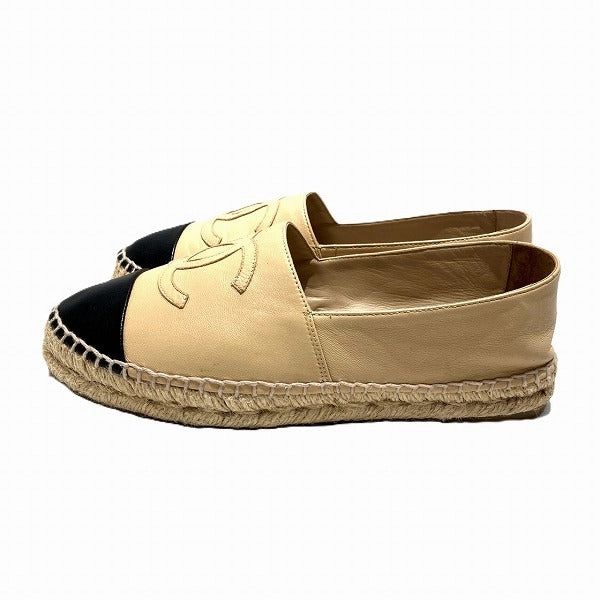 Chanel Coco Mark Flat Espadrilles Shoes Castañer Chiara Canvas Wedge Espadrilles