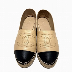Chanel Coco Mark Flat Espadrilles Shoes Palm Angels Espadrilles